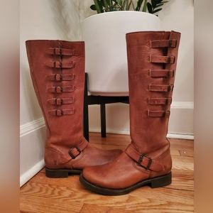 Frye Valerie Belted Tall Boots